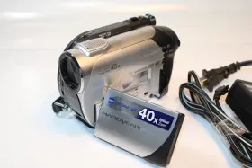 Dcr-dvd806e Sony Dcr-dvd 608e Handycam Camcorder Carl Zeiss Lens 40x Zoom Tested Great #2