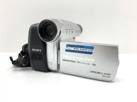 Dcr-hc46 Sony Handycam Camcorder With Charger Dock Remote X2 Batteries 1 Tape #2