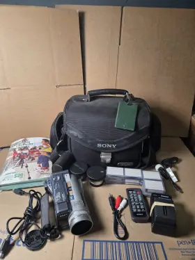 Dcr-ip220e Sony Handycam Handheld Micromv Camcorder Silver Tested