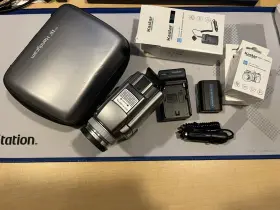 Dcr-pc120e Sony Pal Mini Dv Tape Digital Video Camera Handycam With 2 Batt/charger