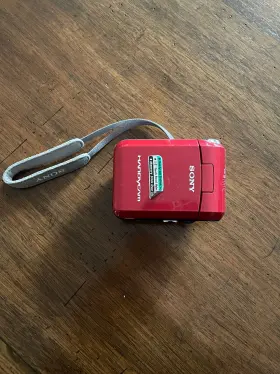 Dcr-pc55e Sony Handycam Dcr-pc55 Video Camera Mini Dv Red