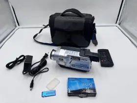 Dcr-trv350 Sony Dcr-rtv350 Tested Hi8/8mm Handycam With Remote Adaptor Tape Memory Stick