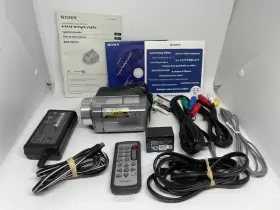 Dcr-sr220 Sony Handycam Camcorder 60gb Hard Drive Tested Works