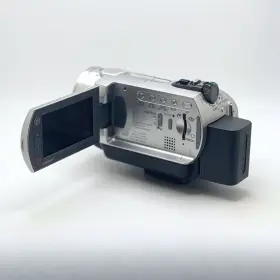 Dcr-sr300 Sony Handycam Digital Video Camera Silver Dock 1x Battery And Charger #2