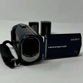 Dcr-sx41 Sony 8gb Flash Camcorder With 60x Optical Zoom Blue Tested Charger Batt #2