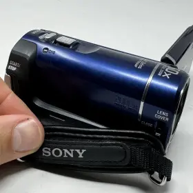 Dcr-sx41 Sony 8gb Flash Camcorder With 60x Optical Zoom Blue Tested Charger Batt #3