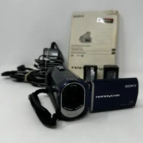 Dcr-sx41 Sony 8gb Flash Camcorder With 60x Optical Zoom Blue Tested Charger Batt