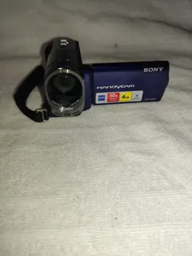 Dcr-sx44e Sony Handycam Dcr-sx44 Digital Camcorder Blue - Untested Read Description