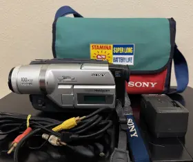 Dcr-trv225 Sony Handycam Digital 8 Camcorder Tested Working Jp