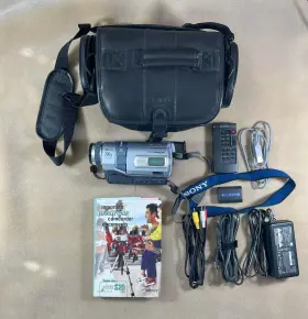 Dcr-tvr340 Sony Handycam Working And Tested With Accessories