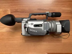 Dcr-vx2000e Sony Pal Camcorder - Metallic Silver With Accessories #2
