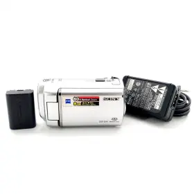 Dcr-sx41 Sony Dcr-xs41 Handycam 8gb 60x Zoom Camcorder Silver With Battery And Charger Tested
