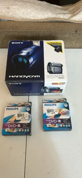 Dr-dvd710 Sony Handycam Ntsc Pre-owned With Box And Accessories