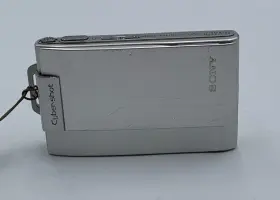 Dsc-t200 Sony Cybershot 5x Optical Zoom 8.1mp Silver Digital Camera W.bat C/read