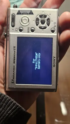 Dsc-t5 Sony Cyber-shot 5.1mp Digital Camera With Battery Fully Tested #2