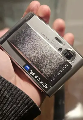 Dsc-t5 Sony Cyber-shot 5.1mp Digital Camera With Battery Fully Tested