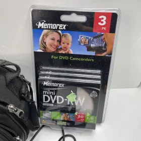 Dcr-dvd810 Sony Dvd810 Handycam 25x Hybrid Plus Camera Bag And Disk 3 Pack #2