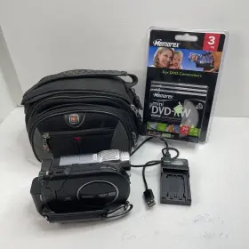 Dcr-dvd810 Sony Dvd810 Handycam 25x Hybrid Plus Camera Bag And Disk 3 Pack