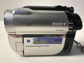 Dcr-dvd650 Sony Dvr-dvd650 Mini Dvd Camcorder Power Supply / Cables Manual Works #3