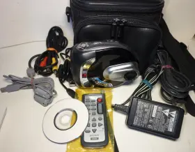 Dvr-dvd7 Sony Japan Dvd Camcorder Bundle With All Assys Tested 1 Issue