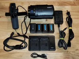 Fdr-ax43a Sony Uhd 4k Handycam Camcorder Bundle