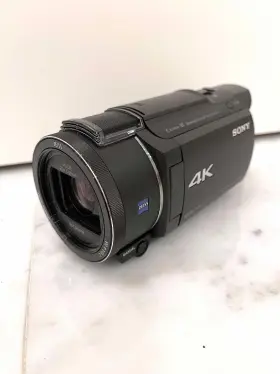 Fdr-ax60 Sony 4k Handycam Camcorder Zeiss Lens Balanced Steadyshot Lightly