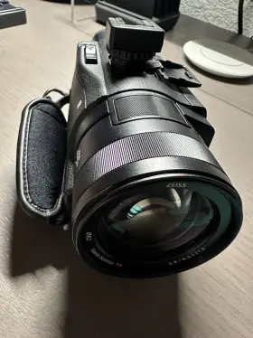 Fdrax100 Sony 4k Ultra Hd Camcorder - Black Mint Condition Rode Videomic Go Extras #3