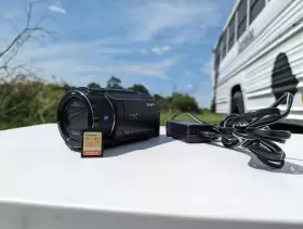 Fdrax43 Sony Fdrax43/b - Handycam Ax43 4k Camcorder Black 128gb Sd Card