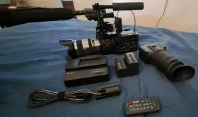 Nex-fs100u Sony Fs700u Nexcam Hd Super 35mm Sensor Camcorder Lens And Extras