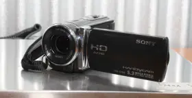 Hcr-cx190 Sony Handycam - Digital Video Camcorder Tested/works Sleek