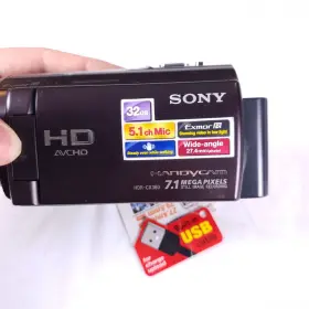 Hdr-cx360v Sony Hdr-360v 32gb Hd Flash Memory Camcorder Bundle Tested Works #3
