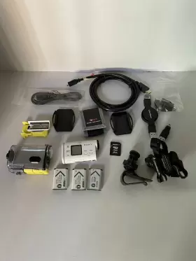 Hdr-as100v Sony 13.5mp Hd Splashproof Action Camera Wifi Exmor R Steady Shot Gps