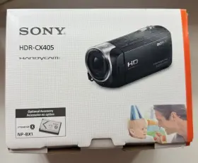 Hdr-cv405 Sony Never Used Handheld Camcorder Full Hd In Box With Accessories