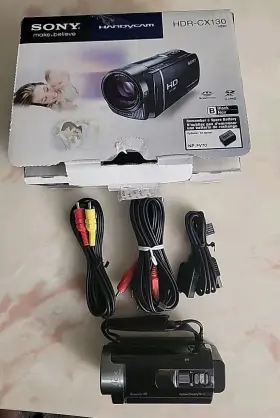 Hdr-cx130 Sony Handycam Hd Digital Video Camera Works