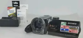 Hdr-cx130 Sony Hdr-cx130/s Handycam Hd Avc Avchd Camcorder And New Battery Charger