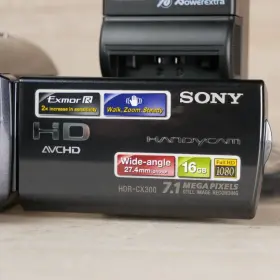 Hdr-cx300 Sony Hd 16gb Camcorder Good/tested #3
