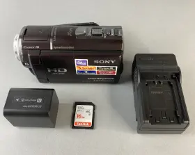 Hdr-cx360ve Sony Handycam Hdr-cx360v Hd 32gb 17x Camcorder Video Camera With Charger Tested