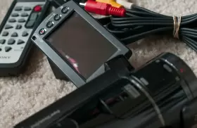 Hvl-hfl1 Sony Hdr-cx7 Handycam Remote Battery 8gb Memory Card Bag - Works #3