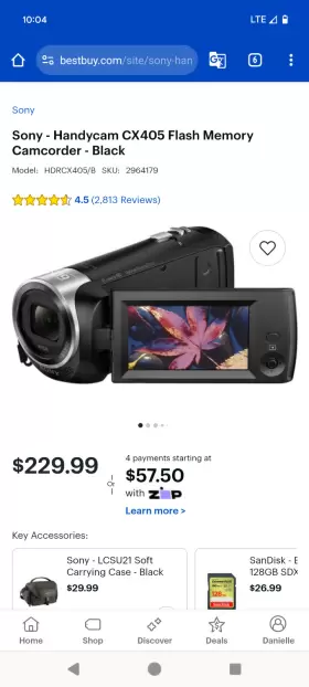 Hdr-pj275 Sony Hd 9.2 Megapixels Camcorder/ Projector
