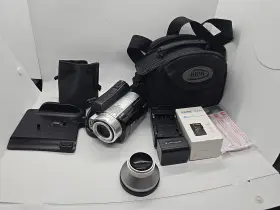Hdr-sr10 Sony Handycam Camcorder 40gb Hdd Video Camera Bundle - Works