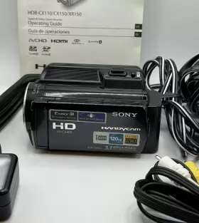 Hdr-xr150 Sony 120gb Handycam Camcorder Charger Battery Stabilizer Manual Tested #2