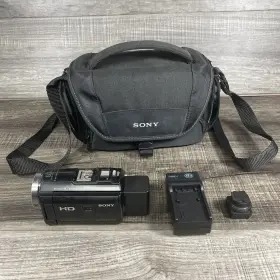 Hdr-pj540 Sony Hdrpj540/b Handycam Camcorder And Projector With Charger Battery Case