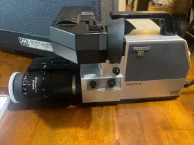 Hvc-2500 Sony Smf Video Camera Trinicon Camcorder Case Vintage #3