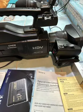 Hvr-hd1000n Sony Video Camera W Charger Battery And Case #2