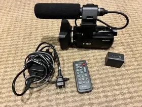 Hxr-mc50j Sony Avchd Camcorder Japanese Menu Made In Japan