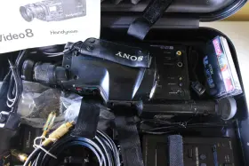 Lch-v50 Sony Vintage Video 8 Camcorder 8mm Hi8 Playback With Original Case #3