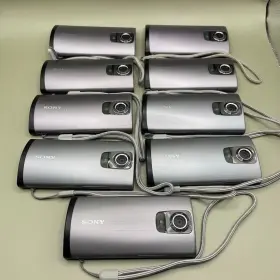 Mhs-ts55 Sony Mhs-ts55/s Live 8 Gb Camcorder - Silver Bloggie Lot Of 9