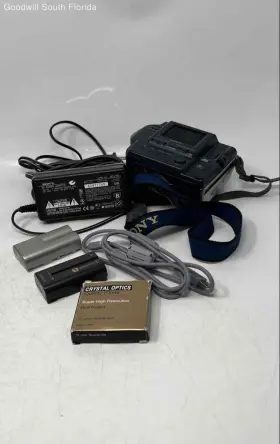 Mvc-fd92 Sony Model Silver Blue Fd Mavica 1.6 Megapixel Camcorder Not Tested