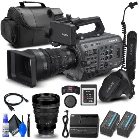 Pxw-fx9vk Sony Edi 1 Pxw-fx9k Xdcam 6k Full-frame Camera With 28-135mm F/4 G Oss Lens - Bundle