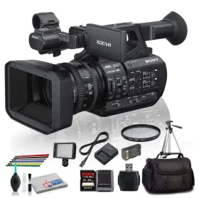 Pxw-z190v Sony Edii 50 4k Xdcam Camcorder With Tripod Padded Case Led